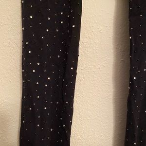Rhinestoned Tights